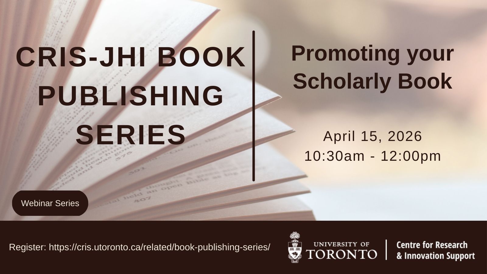 Promotional image for Book Publishing Series.