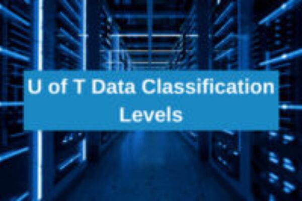 U of T Data Classification Levels