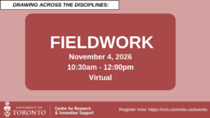 descriptive poster for drawing across the disciplines fieldwork on Nov 4 2026.