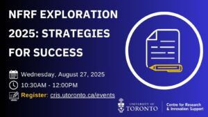 Promotional poster for NFRF Exploration 2025: Strategies for Success.