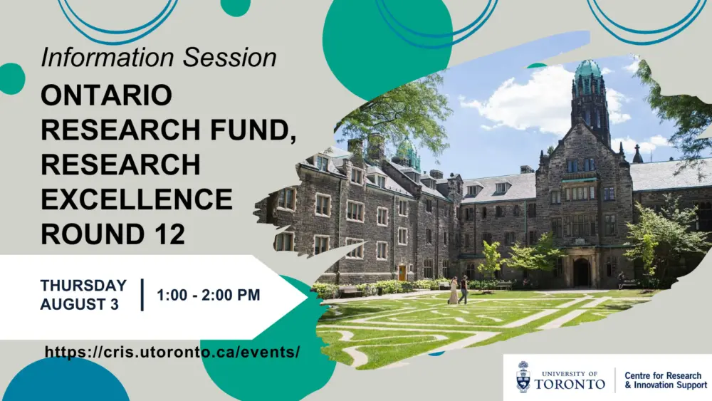 This image is a poster for this session with the title, date, and wordmark for the Centre for Research & Innovation Support. It also has a photo of Trinity College.