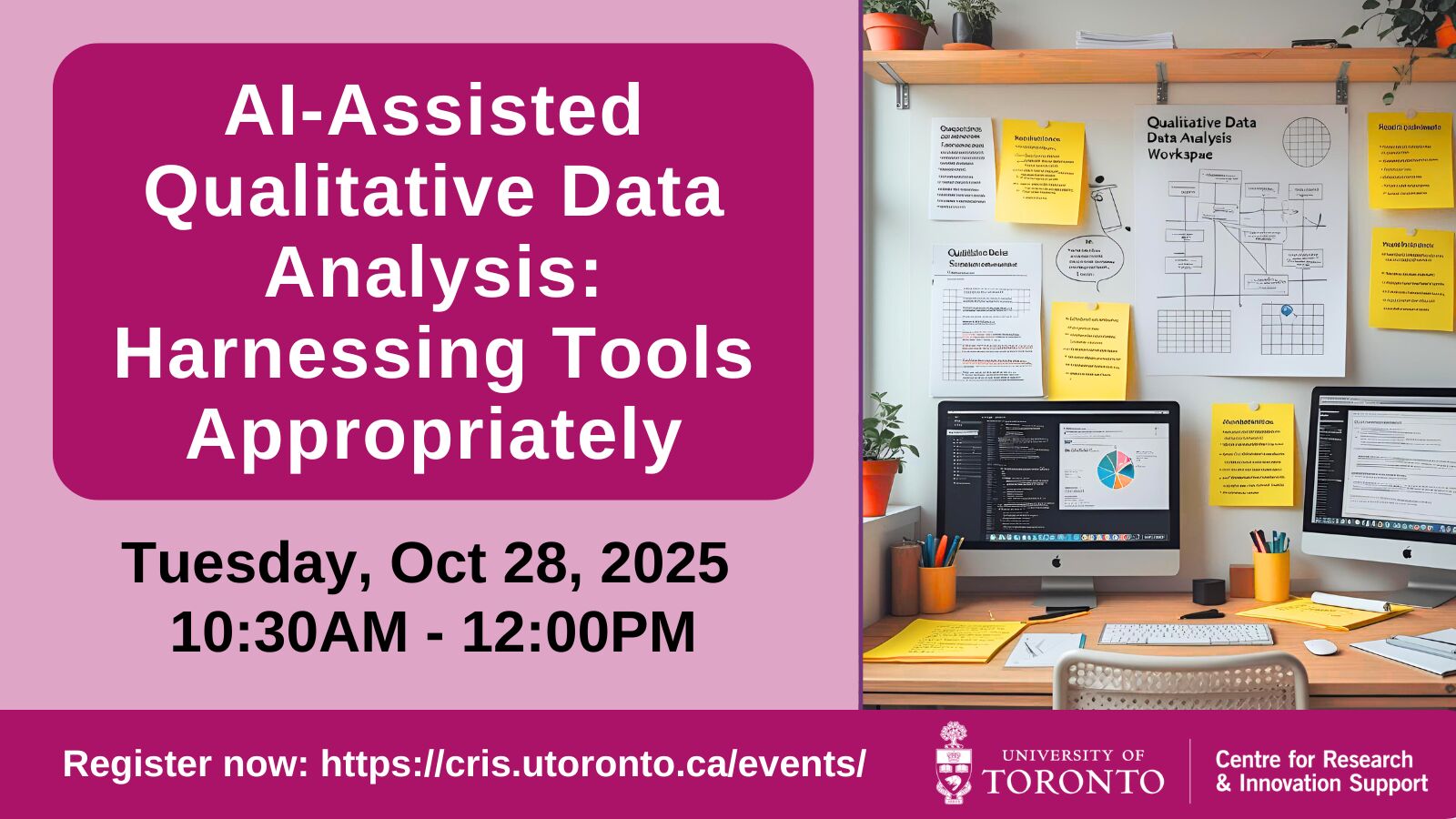 Promo image for "AI-assisted Qualitative Data Analysis: Harnessing Tools Appropriately"